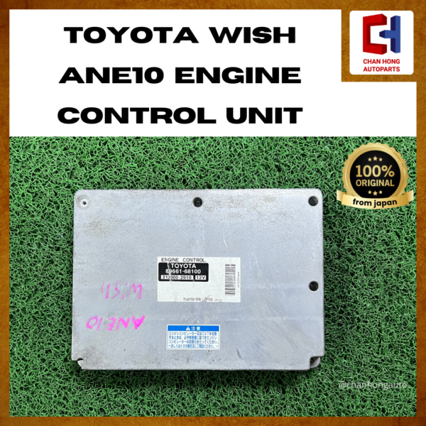 Toyota Wish ANE10 Engine Control Unit ECU [89661-68100][Original from Japan][Used]