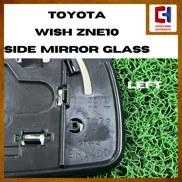 Toyota Wish ZNE10 Side Mirror Glass [7672672 / 7672767][Original from Japan][Used] - Image 3