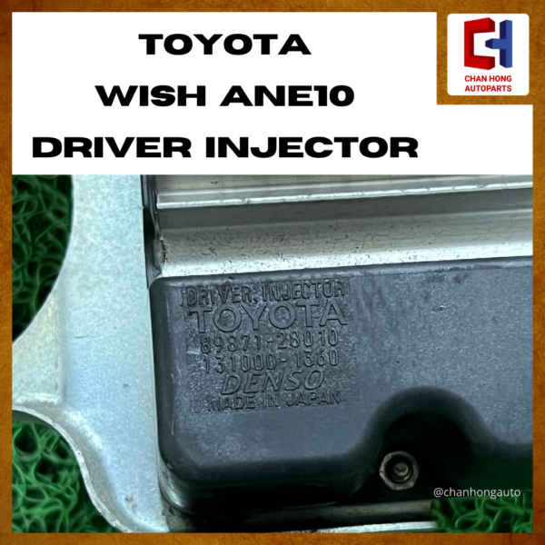 Toyota Wish ANE10 Driver Injector [89871-28010][Original from Japan][Used] - Image 4