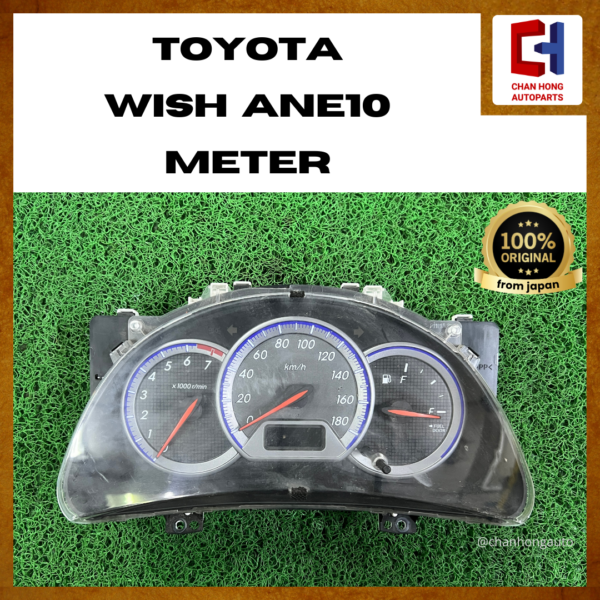 Toyota Wish ANE10 Meter [83800-68110][Original from Japan][Used]