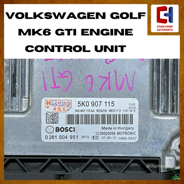 Volkswagen Golf MK6 GTI ECU Engine Control Unit [5K0907115][Original from Hungary][Used] - Image 2
