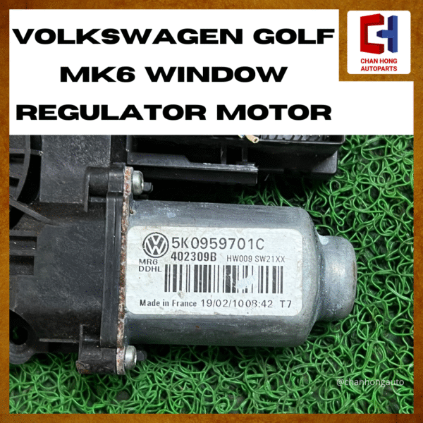 Volkswagen Golf MK6 Window Regulator Motor [5K0959792A / 5K0959793A][Original from France][Used] - Image 3