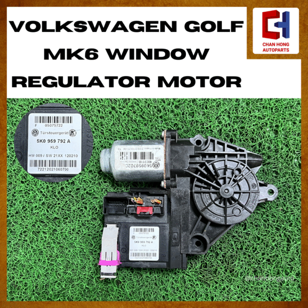 Volkswagen Golf MK6 Window Regulator Motor [5K0959792A / 5K0959793A][Original from France][Used] - Image 5