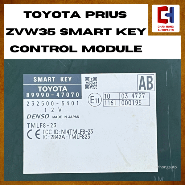 Toyota Prius ZVW35 Smart Key Control Module [89990-47070][Original from Japan][Used] - Image 2