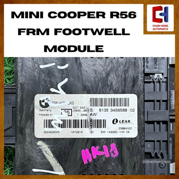 Mini Cooper R56 FRM Footwell Module [6135 3456588-02][Original from Germany][Used] - Image 2