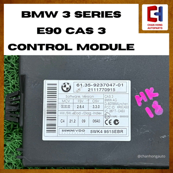 BMW 3 Series E90 CAS 3 Control Module [5WK4 9515EBR][61.35-9237047-01][Original from Germany][Used] - Image 2