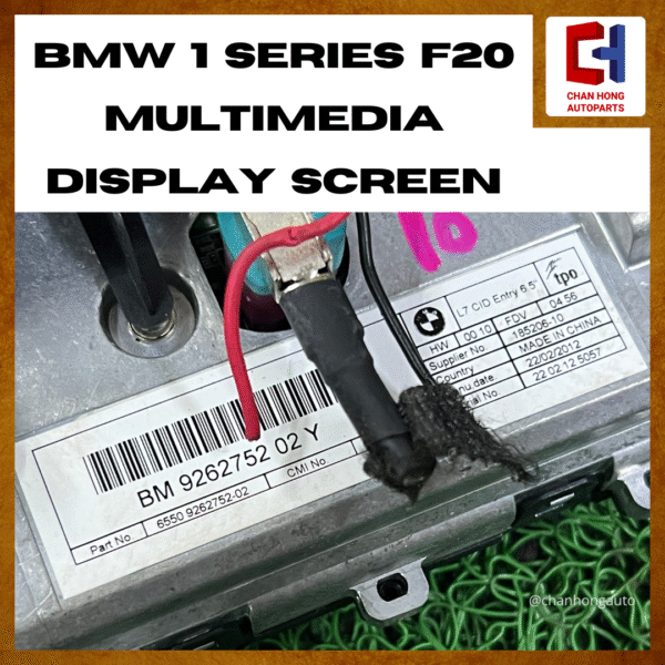 BMW 1 Series F20 Multimedia Display Screen [BM 9262752 02 Y][Used] - Image 3