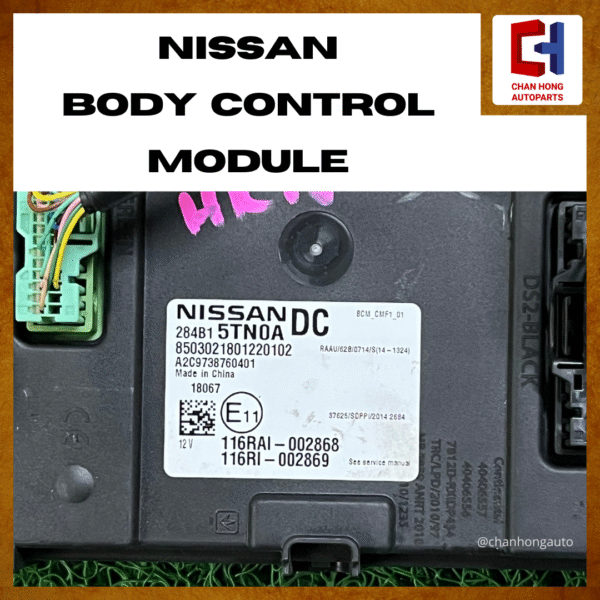 Nissan BCM Body Control Module [284B1 5TN0A][Used] - Image 2