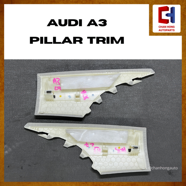 Audi A3 Pillar Trim [8V5867245 / 8V5867246][Original from Portugal][Used] - Image 2