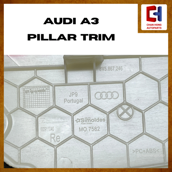 Audi A3 Pillar Trim [8V5867245 / 8V5867246][Original from Portugal][Used] - Image 3