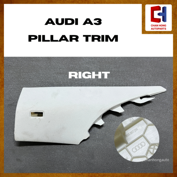 Audi A3 Pillar Trim [8V5867245 / 8V5867246][Original from Portugal][Used] - Image 5