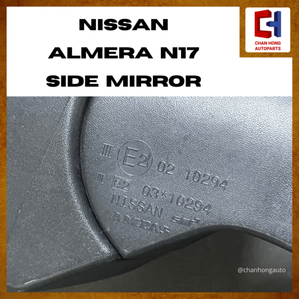 Nissan Almera N17 Side Mirror [Original from Japan][Used] - Image 3