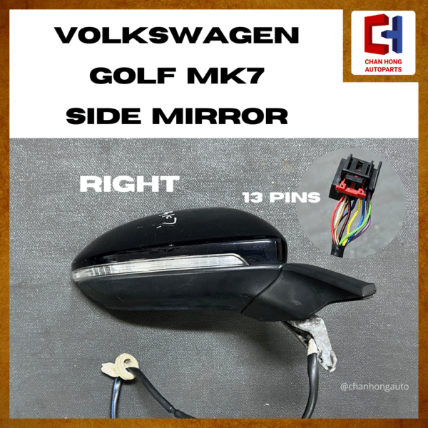 Volkswagen Golf MK7 Side Mirror [A046314][Original from Germany][Used] - Image 7