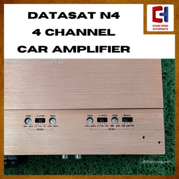 DATASAT N4 4 Channel High Performance Car Amplifier [Used] - Image 2