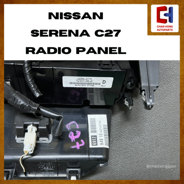 Nissan Serena C27 Radio Panel [27500 5TT0A][Original from Japan 🇯🇵][Used] - Image 5