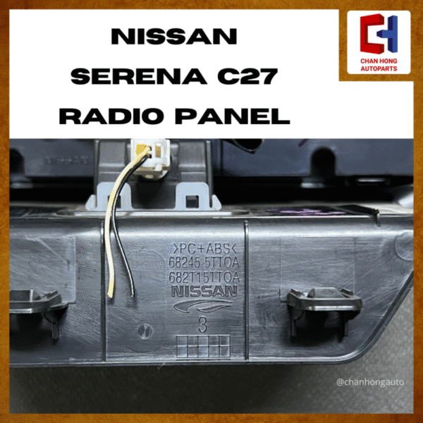 Nissan Serena C27 Radio Panel [27500 5TT0A][Original from Japan 🇯🇵][Used] - Image 6