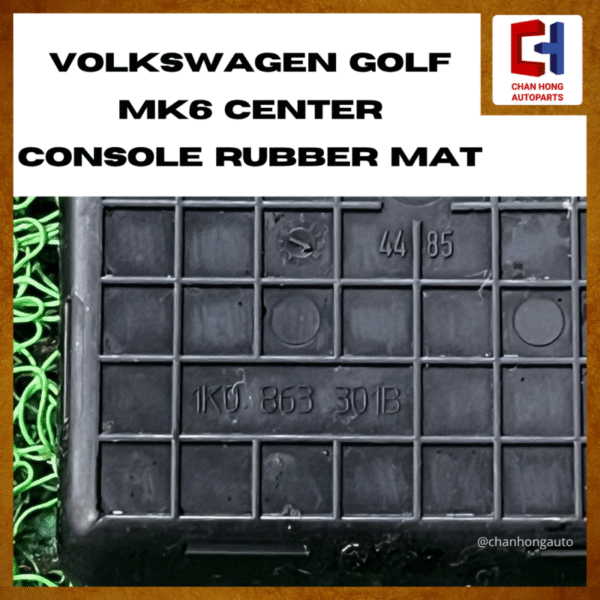 Volkswagen Golf MK6 Center Console Rubber Mat [1K0863301B][Original from Germany 🇩🇪][Used] - Image 2