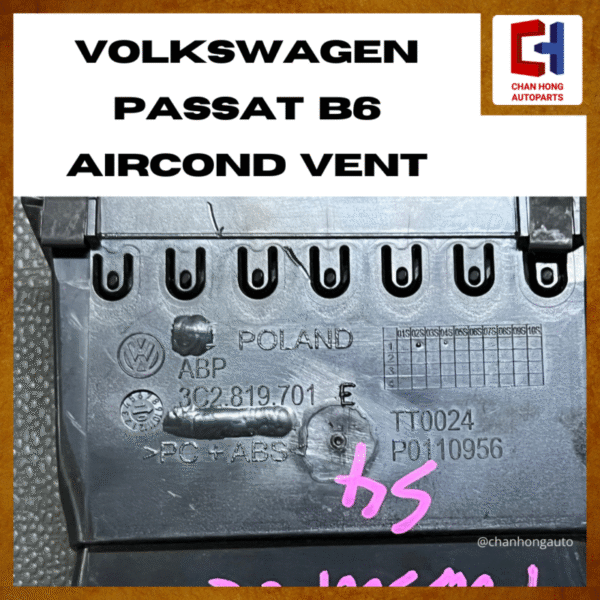 Volkswagen Passat B6 Aircond Panel [3C2819701][Original from Poland 🇵🇱][Used] - Image 2
