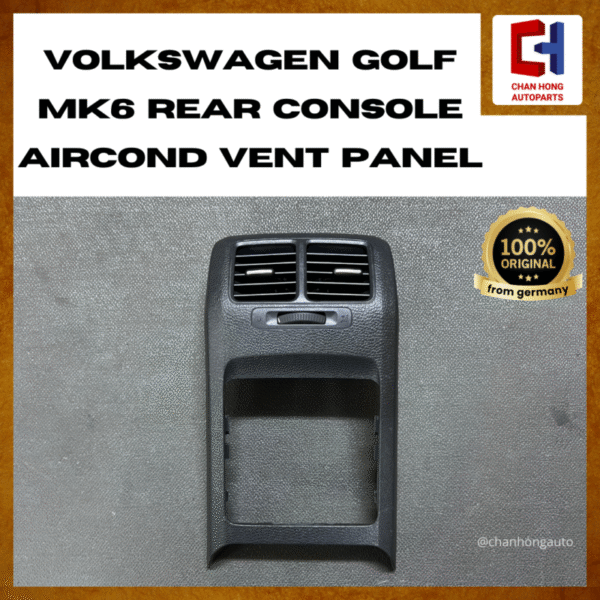 Volkswagen Golf MK6 Rear Console Aircond Vent Panel [1K0819203][Original from Germany 🇩🇪][Used]