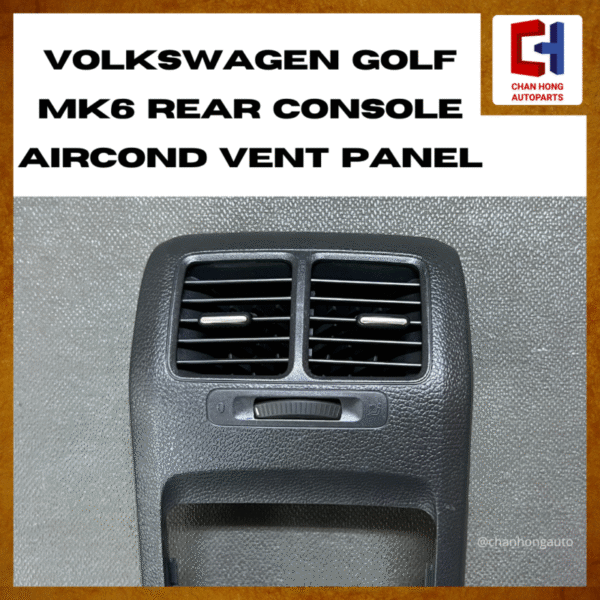 Volkswagen Golf MK6 Rear Console Aircond Vent Panel [1K0819203][Original from Germany 🇩🇪][Used] - Image 2