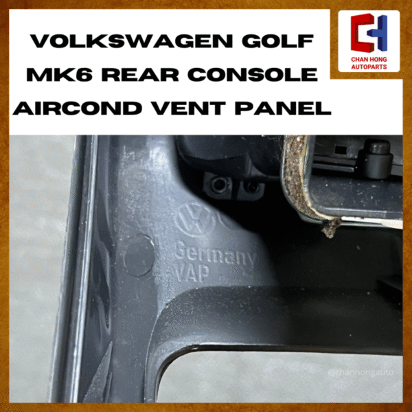 Volkswagen Golf MK6 Rear Console Aircond Vent Panel [1K0819203][Original from Germany 🇩🇪][Used] - Image 5