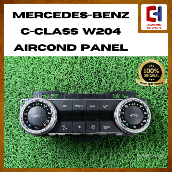 Mercedes-Benz C-Class W204 Aircond Panel [2049002103][Original from Germany 🇩🇪][Used]