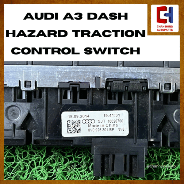 Audi A3 Dash Hazard Traction Control Switch [8V0925301][Used] - Image 3