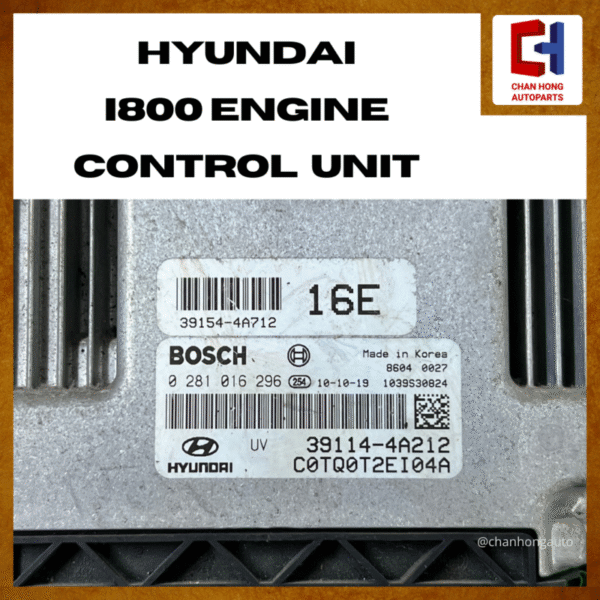 Hyundai i800 ECU Engine Control Unit [0281016296 / 39114-4A212][Original from Korea 🇰🇷][Used] - Image 2