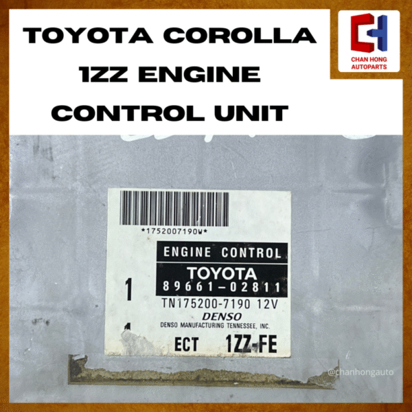 Toyota Corolla 1ZZ ECU Engine Control Unit [89661-02811][Original from Japan 🇯🇵][Used] - Image 2